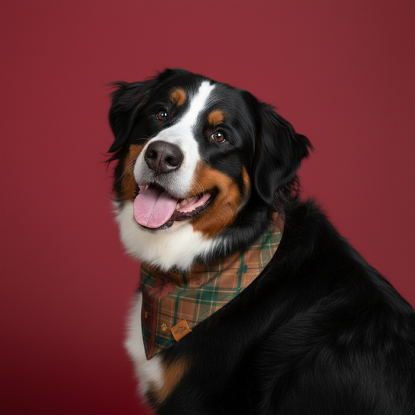 Bandana réversible pour chien Bark The Halls