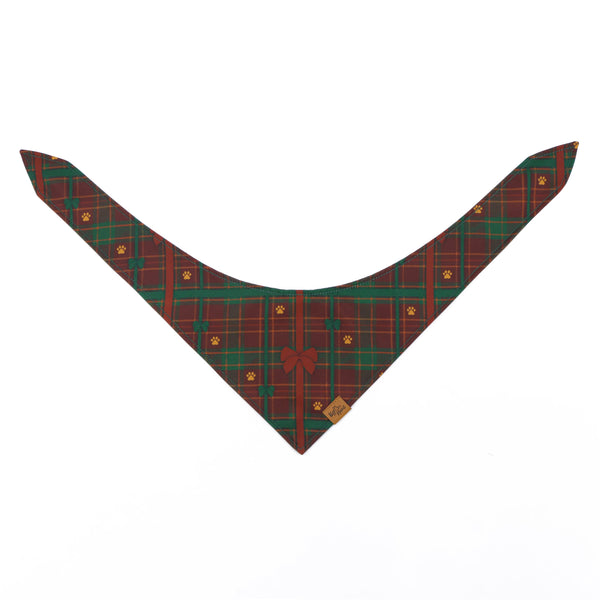 Bandana réversible pour chien Bark The Halls