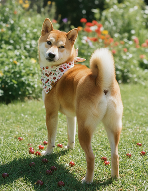 Cherry Pop Reversible Dog Bandana