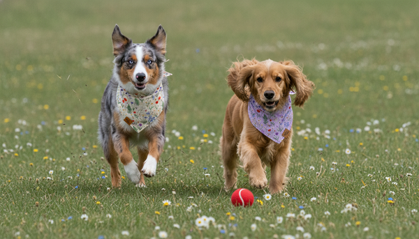 Wildflower Meadow Reversible Dog Bandana